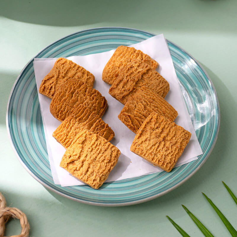 Nutramore healthy rice cookies, a light snack