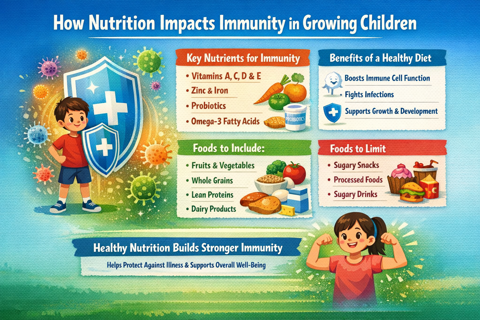 How Nutrition Impacts Immunity in Growing Children