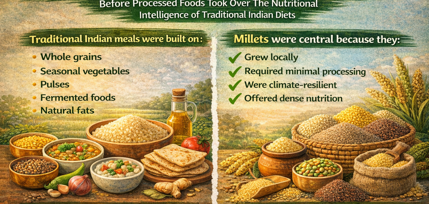 Why Indian Diets Thrived on Millets Before Processed Foods Took Over