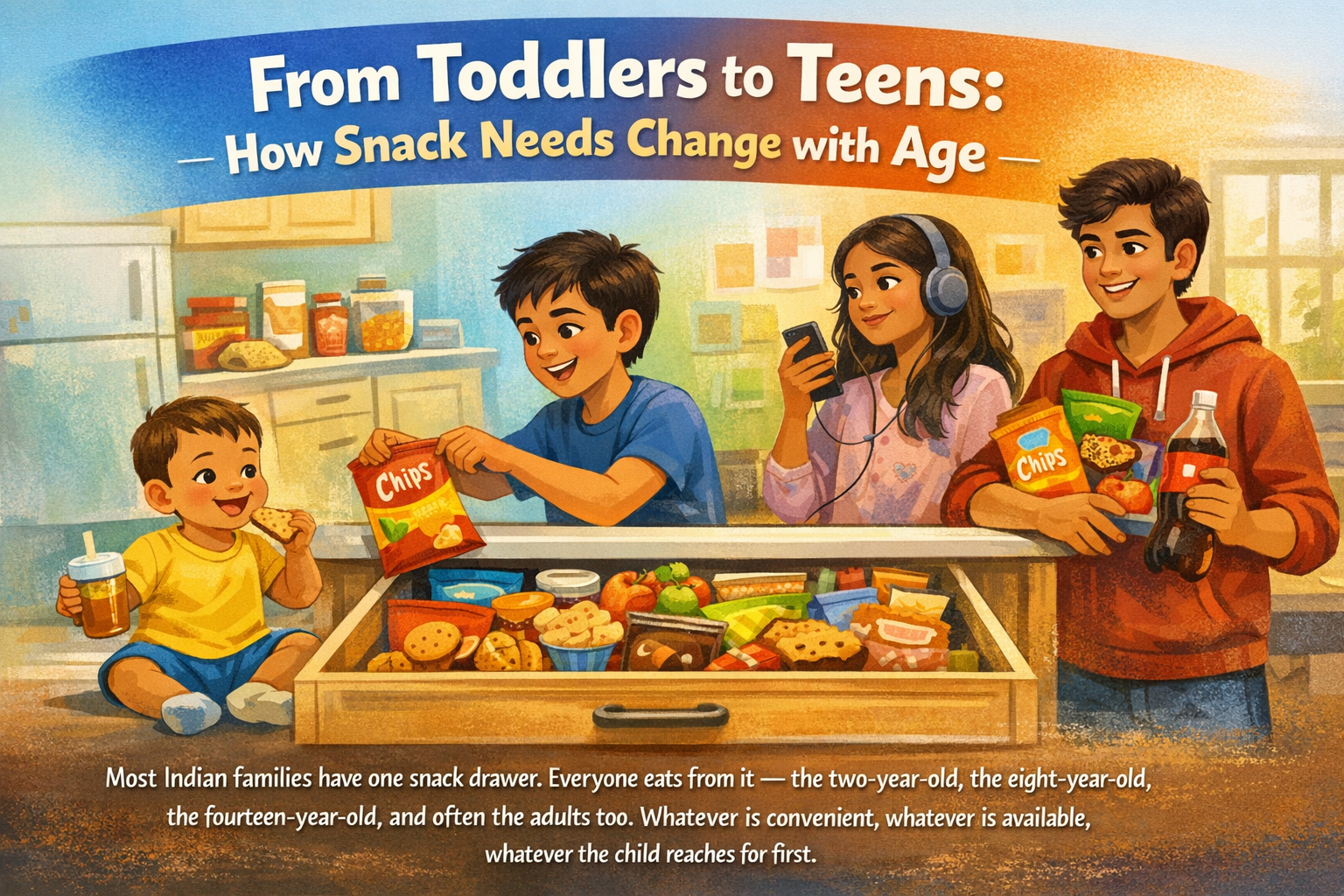 From Toddlers to Teens: How Snack Needs Change with Age